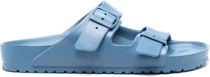 Birkenstock Arizona sandalen met logo-reliëf Blauw