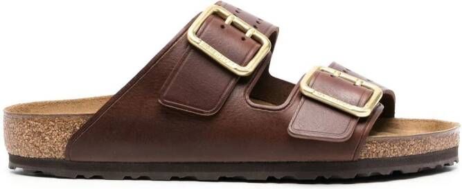 Birkenstock Arizona sandalen met open neus Bruin