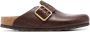 Birkenstock Boston Bold leren slippers Bruin - Thumbnail 1