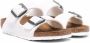 Birkenstock Kids Arizona leren sandalen Wit - Thumbnail 1