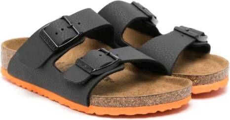 Birkenstock Kids Arizona sandalen met open neus Zwart