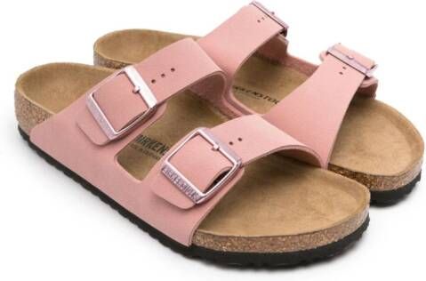 Birkenstock Kids Arizona sandalen met dubbele bandjes Roze