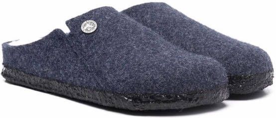 Birkenstock Kids Lammy slippers Blauw