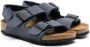 Birkenstock Kids Milano HL sandalen met gesp Blauw - Thumbnail 1