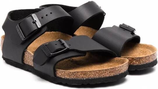 Birkenstock Kids Sandalen met bandjes Zwart