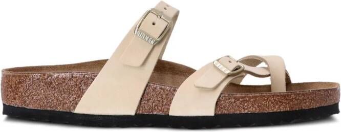 Birkenstock Mayari leren sandalen Beige