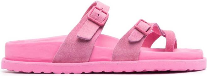 Birkenstock Mayari suède sandals Roze