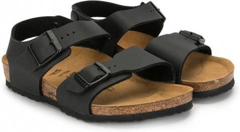 Birkenstock Kids New York sandalen Zwart