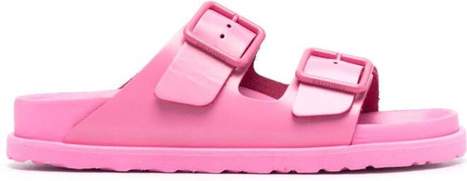 Birkenstock Slippers met logo-reliëf Roze