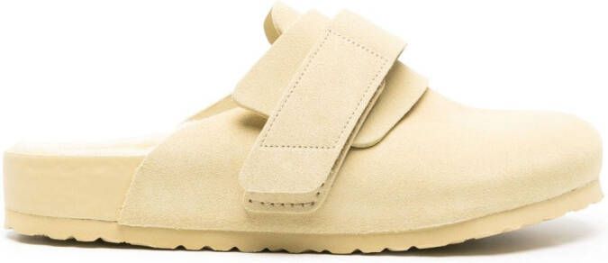 Birkenstock x Tekla Nagoya suède klompen Beige