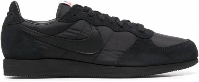 Black Comme Des Garçons x Nike low-top sneakers Zwart