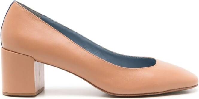 Blue Bird Shoes Doll leather pumps Beige