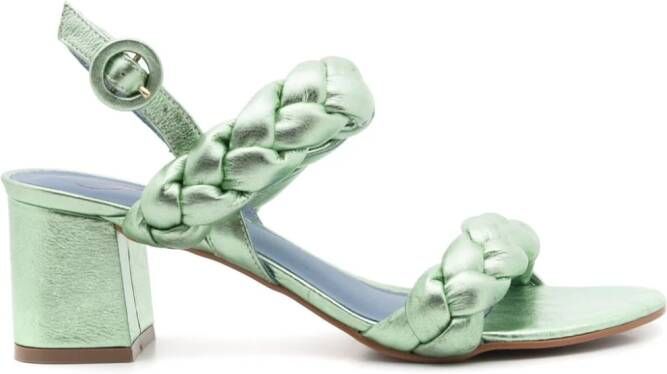 Blue Bird Shoes Leren sandalen Groen