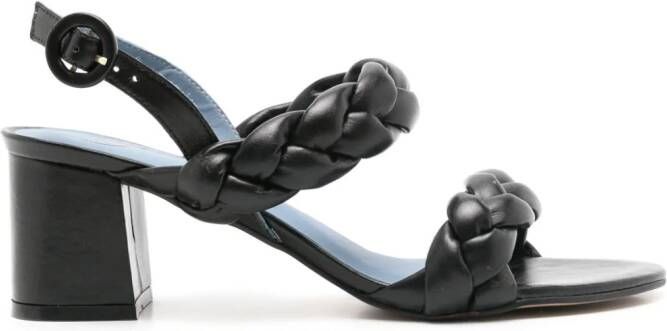 Blue Bird Shoes Leren sandalen Zwart