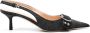 Blumarine Denim slingback pumps Zwart - Thumbnail 1