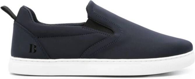 Boggi Milano Sneakers met logo-reliëf Blauw