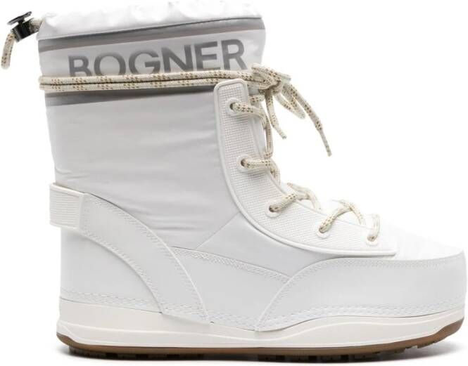 BOGNER FIRE+ICE La Plagne sneeuwlaarzen van imitatieleer Wit