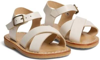 Bonpoint Asterie leren sandalen Wit