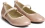 Bonpoint Leren ballerina's Beige - Thumbnail 1