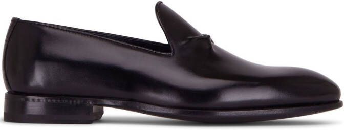 Bontoni Leren loafers Zwart