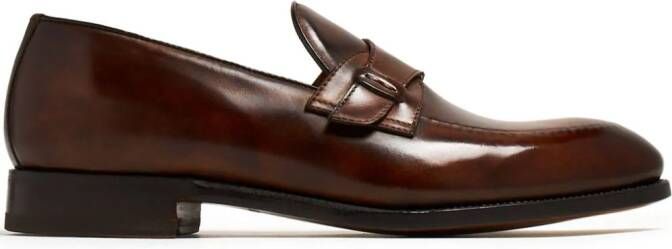 Bontoni Riviera leren loafers Bruin