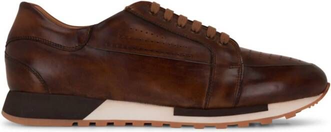 Bontoni Vento leren sneakers Bruin