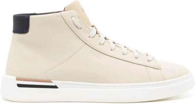 BOSS Clint high-top sneakers Beige