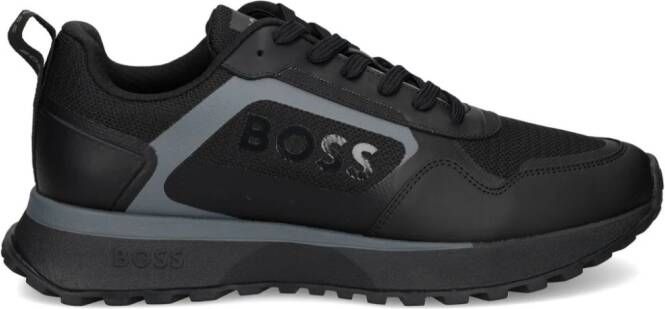 BOSS Jonah sneakers met vlakekn Zwart