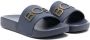 BOSS Kidswear Slippers met logoprint Blauw - Thumbnail 1