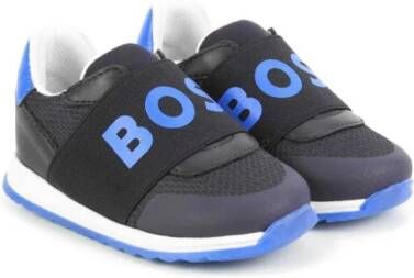 BOSS Kidswear Sneakers met logoprint Zwart