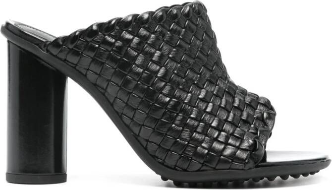 Bottega Veneta 90 mm Atomic muiltjes Zwart