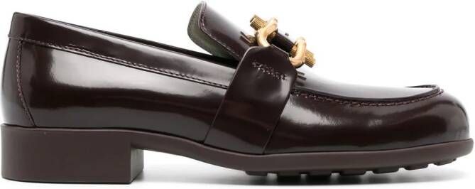 Bottega Veneta Madame leren loafers Rood