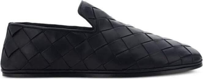 Bottega Veneta Sunday Intrecciato leren loafers Zwart