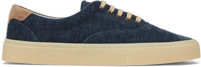 Brunello Cucinelli Denim sneakers Blauw