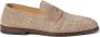 Brunello Cucinelli Geweven suède loafers Beige - Thumbnail 1