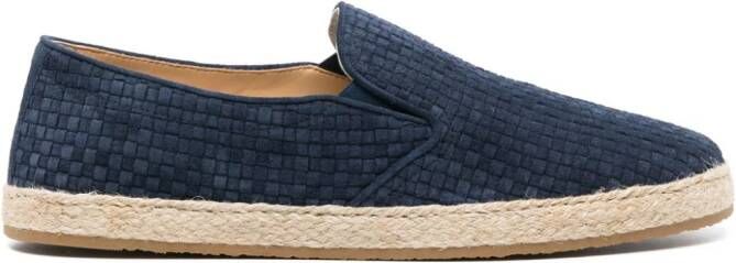 Brunello Cucinelli Geweven espadrilles Blauw