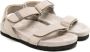 Brunello Cucinelli Kids Suède sandalen met monili details Beige - Thumbnail 1