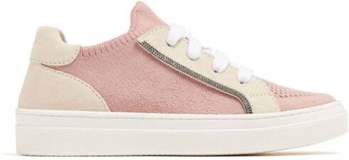 Brunello Cucinelli Kids Monili sneakers met afwerking Roze