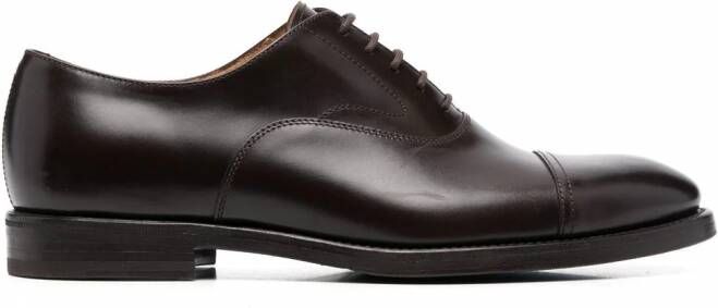 Brunello Cucinelli Oxford leren veterschoenen Bruin