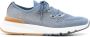 Brunello Cucinelli Sneakers met mesh vlak Blauw - Thumbnail 1