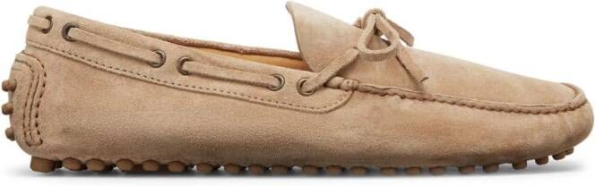 Brunello Cucinelli Suède bootschoenen Beige