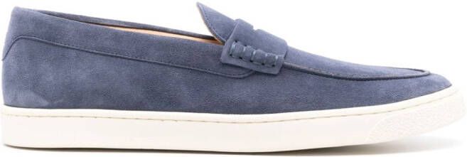 Brunello Cucinelli Suède loafers Blauw