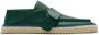 Burberry Deck leren espadrilles Groen - Thumbnail 1