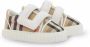 Burberry Kids Sneakers met Vintage check Beige - Thumbnail 1