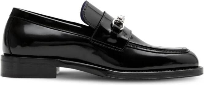 Burberry Loafers met prikkeldraad Zwart