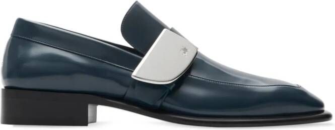 Burberry Shield leren loafers Blauw