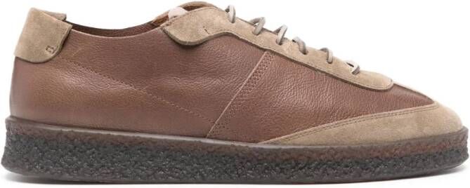 Buttero Crespo leren sneakers Bruin