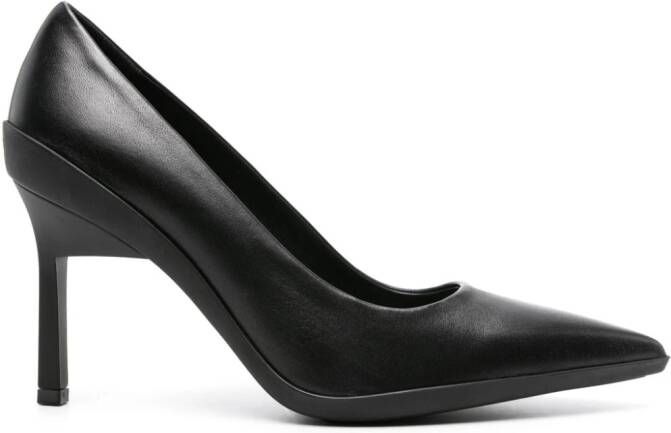 Calvin Klein Pumps met puntige neus Zwart