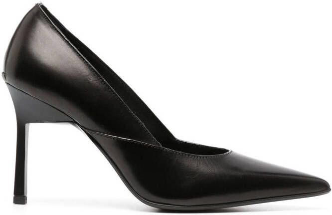 Calvin Klein Leren pumps Zwart