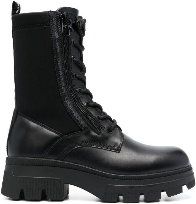 Calvin Klein Chunky combat boots Zwart